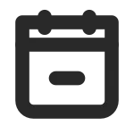 Calendar Remove SVG Icon